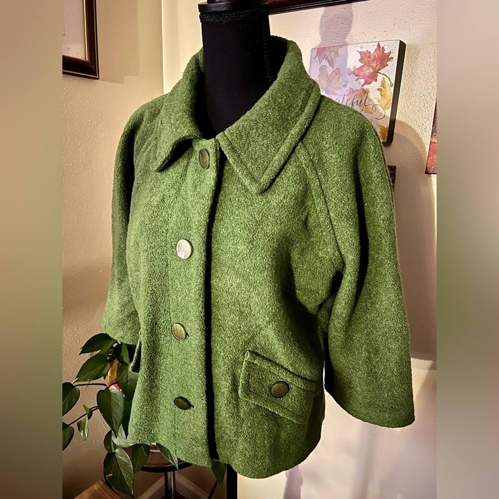 Spense Green Wool Jacket